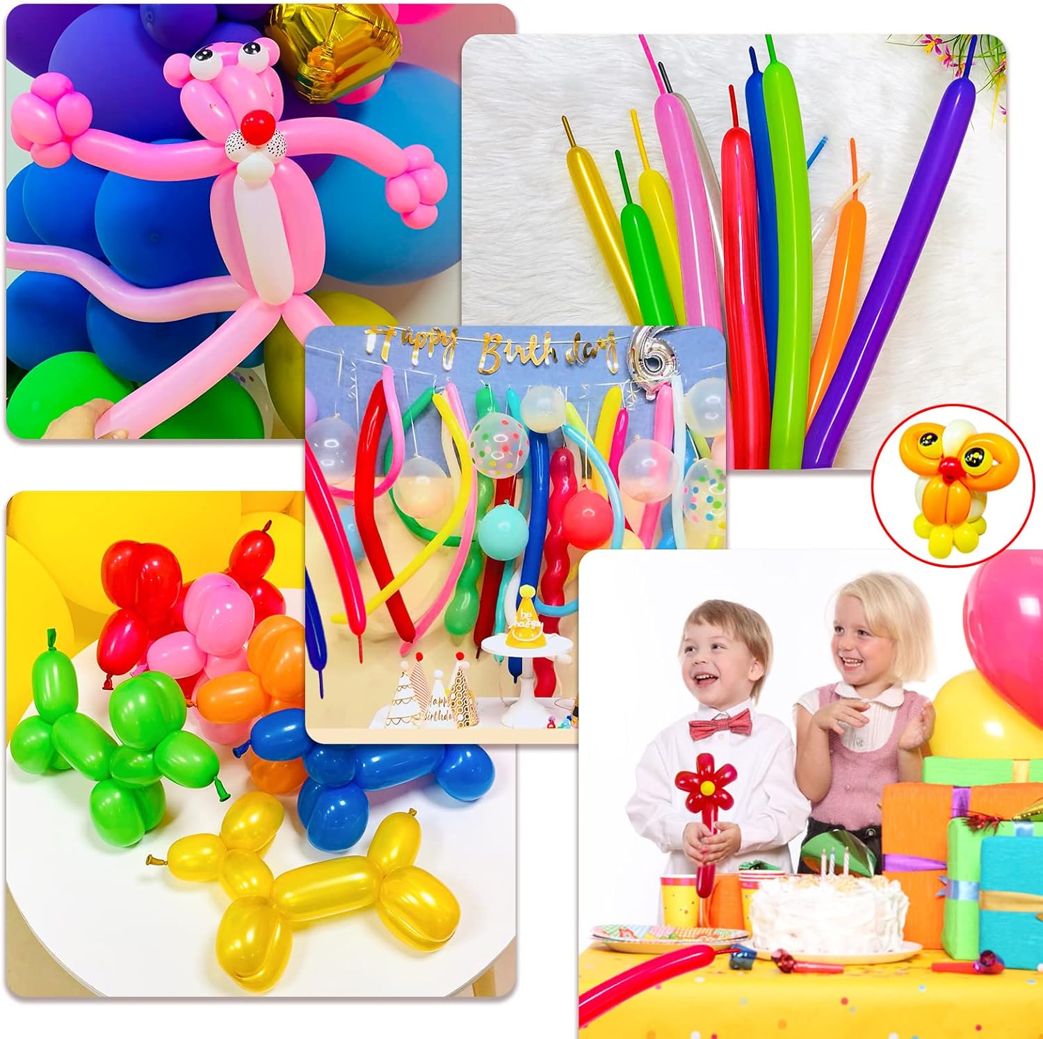 Red 260 Balloons by [Brand Name] - Thick Latex Twisting Balloons for Animal Models | Perfect for Halloween, Weddings & Birthdays