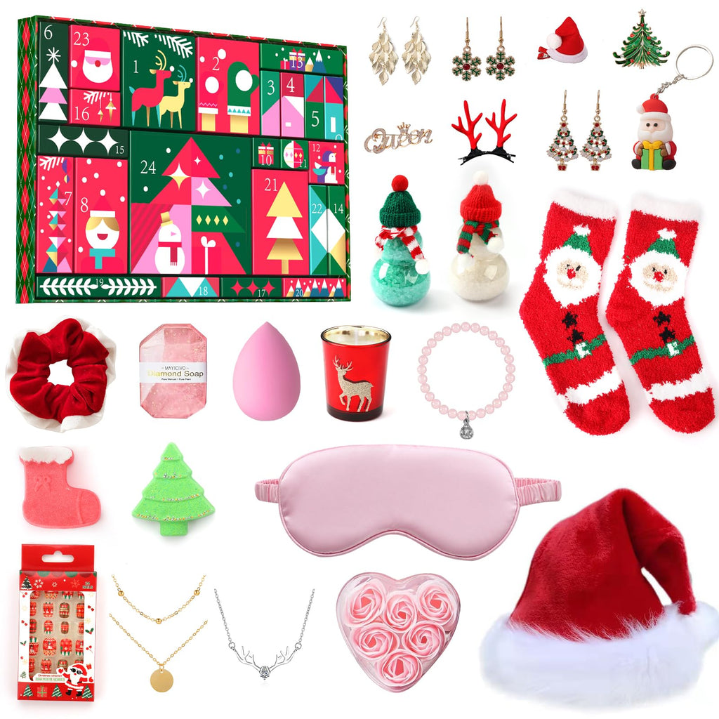 Christmas Gifts for Women Adults 2025, Christmas Gift Baskets, Beauty & Bath Spa Self Care Relaxing Gift Set, Surprise Xmas Holiday Gift Ideas for Mom Wife Teens Girlfriend Friends Sister