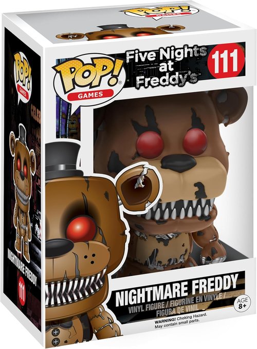 Funko Five Nights at Freddy's - Nightmare Freddy Collectible Toy Figure | Perfect for Fans