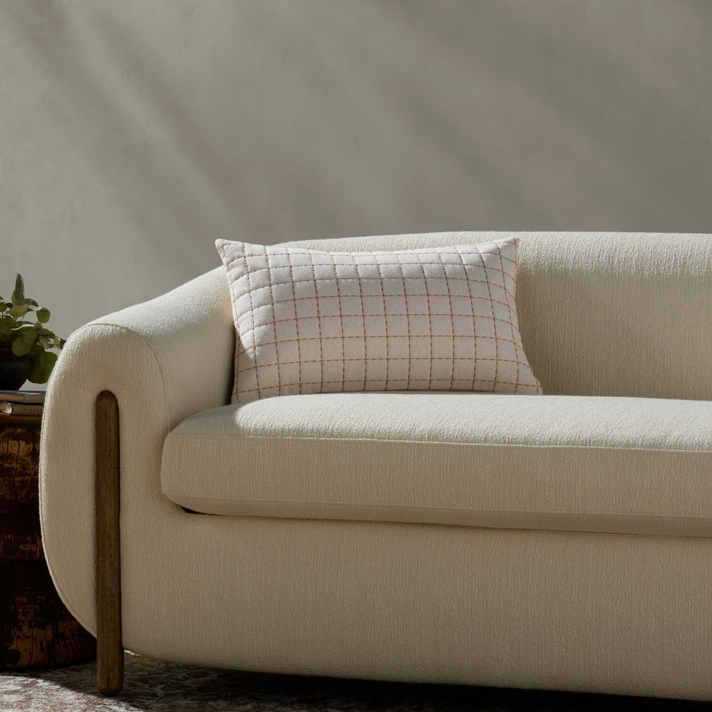 Loloi Magnolia Home by Joanna Gaines Hattie Collection PMH0075 Natural 13'' x 21'' Cover Only Pillow