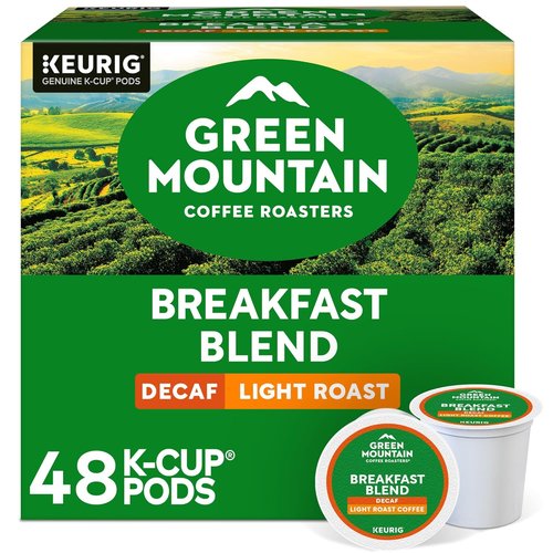 Green Mountain Coffee Roasters Decaf Breakfast Blend - K-Cup Portion Pack for Keurig (48 Count)