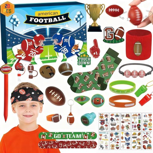 Football Advent Calendar 2025 | 24-Day Countdown with Unique Surprises for Kids & Rugby Fans