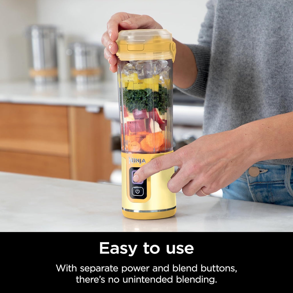 Ninja Blast Portable Blender - Cordless 18oz Personal Blender for Smoothies & Shakes | BPA-Free, USB-C Rechargeable, Leakproof Lid