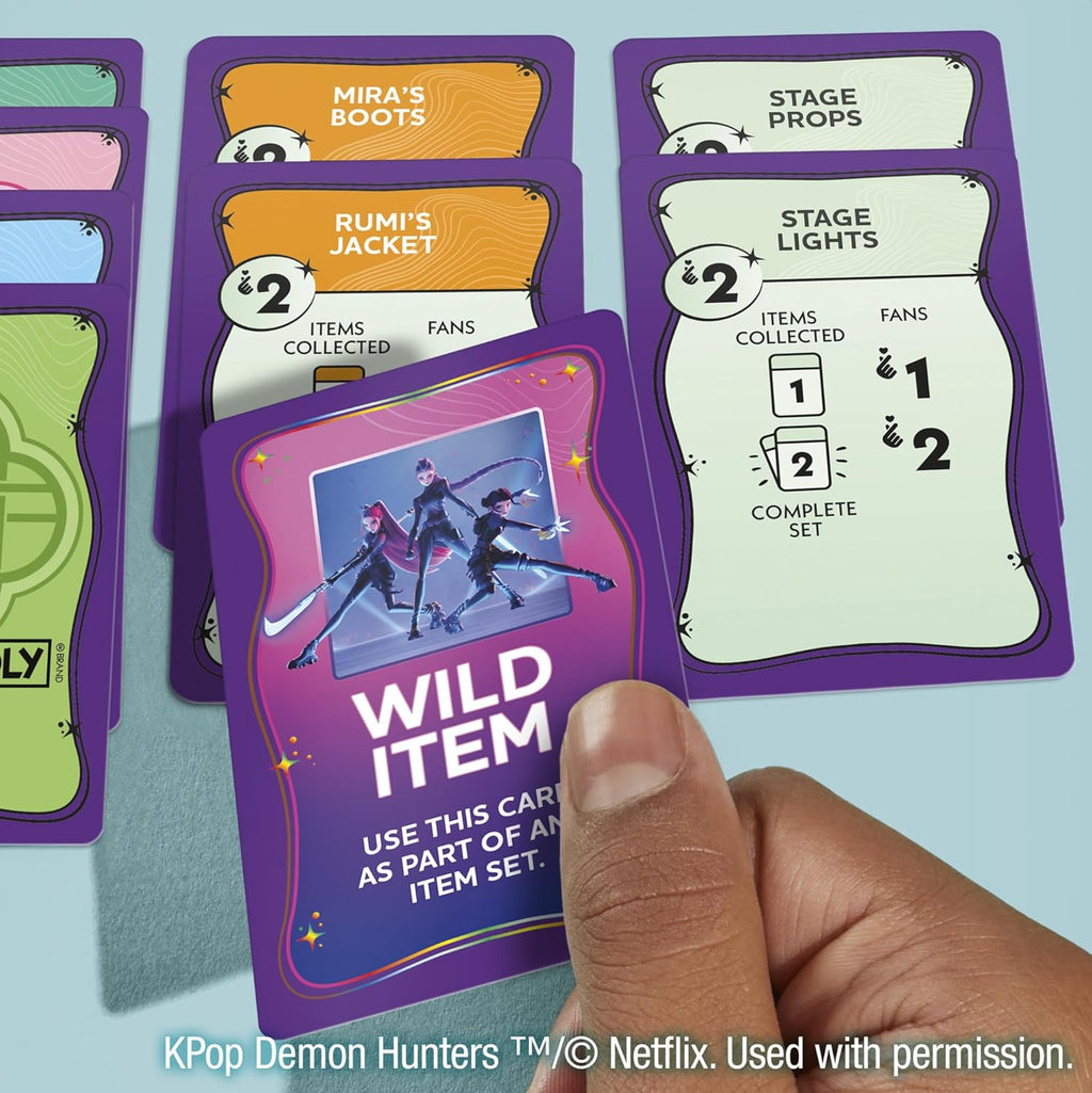 Monopoly Deal | Kpop Demon Hunters Card Game for Family Fun | 2-5 Players | Quick 15-Minute Play