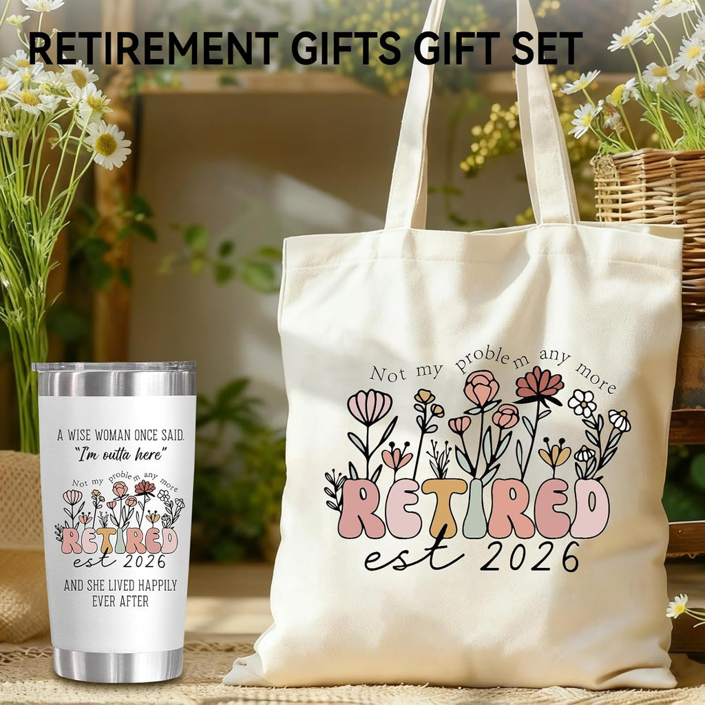 Physkoa Retirement Gifts for Women - Funny Gift for Boss, Coworker, Teacher, Nurse, Mom | 2026 Edition