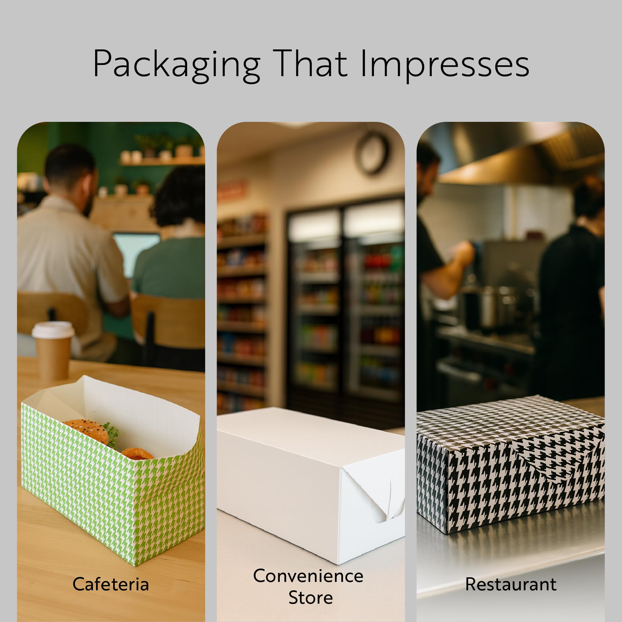 Restaurantware Paper Takeout Box 100 Count 71 Ounce Greaseproof Freezer-Safe Container Spill-Resistant Large Meal Packaging Black