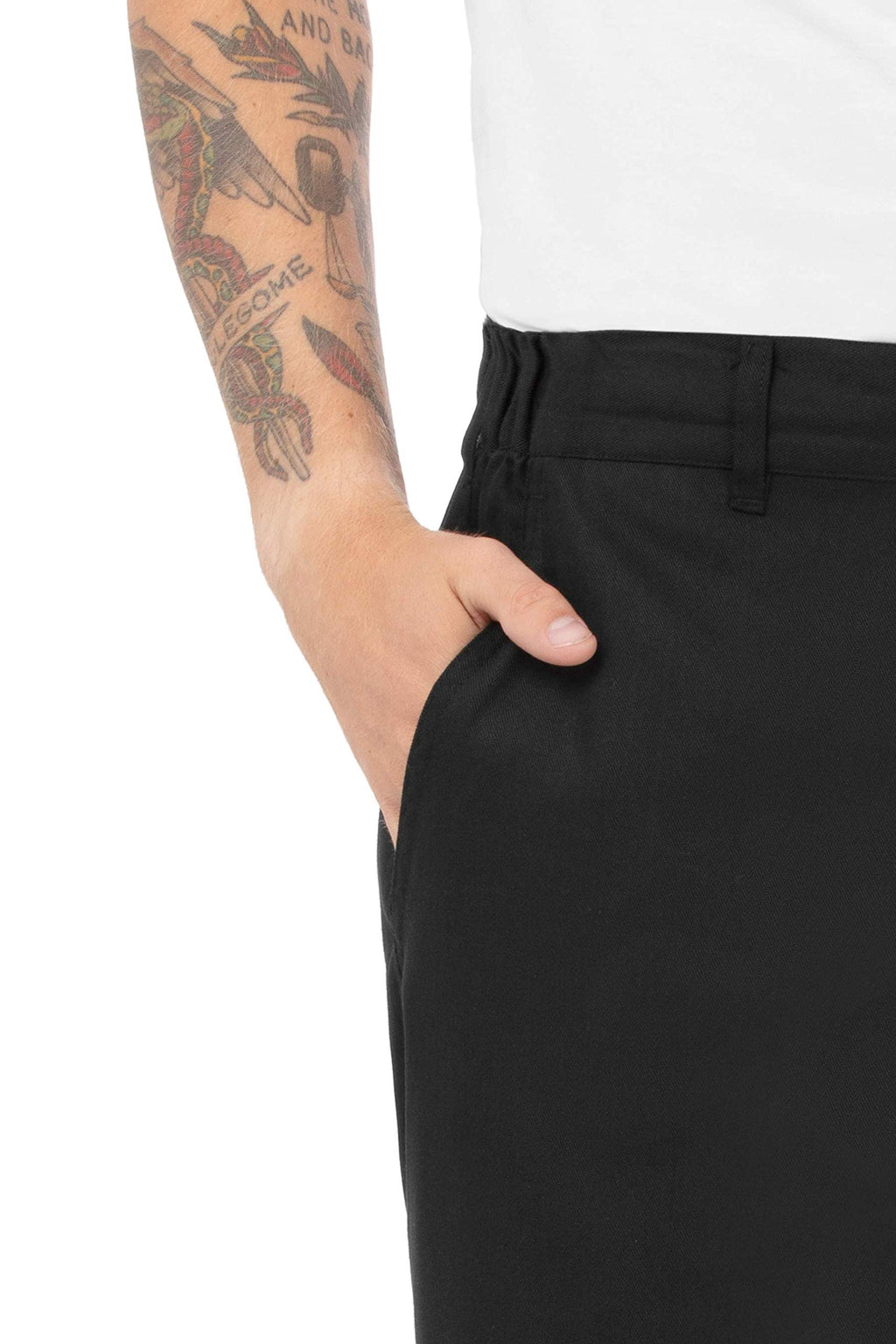 Chef Works Men's Professional Series Chef Pants, Black, Large