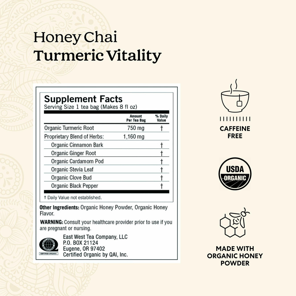 Yogi Tea DeTox and Wellness Variety Pack 4pk - 16 Bags per Pack (4 Pack) - Organic Herbal Cleansing Teas - Includes (2 Boxes Each) of Honey Chai Turmeric Vitality & DeTox - Caffeine-Free Teas
