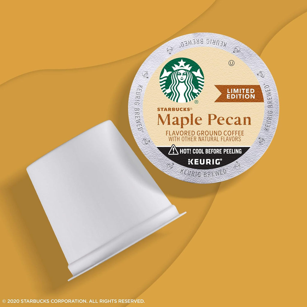 Starbucks Coffee K-Cup Pods - Maple Pecan Flavor - 22 Count for Rich, Aromatic Brews