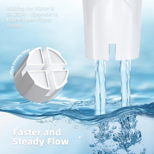 Brita 3-Pack Water Filter Replacement - BPA-Free Filters for Classic Pitchers & Dispensers