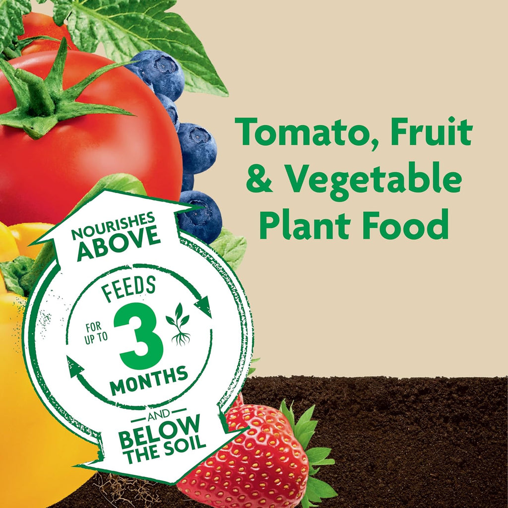Miracle-Gro Shake 'N Feed Tomato & Vegetable Plant Food - 4.5 lb Fertilizer for In-Ground & Container Gardens
