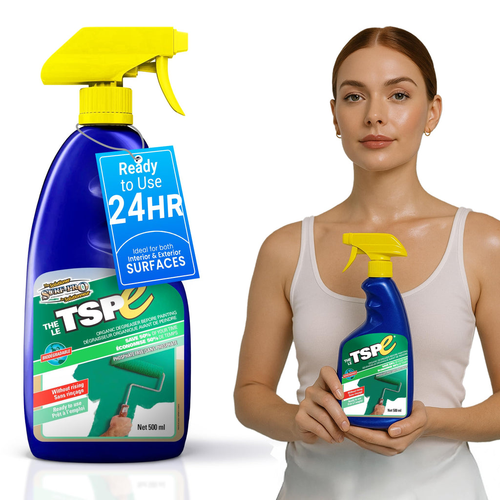 TSPE Cleaner Spray – 500ml Eco-Friendly No-Rinse Degreaser for Walls, Wood, Cabinets & Paint Prep – Phosphate-Free TSP Alternative – Biodegradable, Septic Safe, Non-Toxic Cleaning Solution