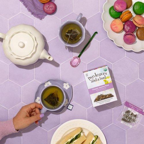 Two Leaves and a Bud Sampler Pack, Assortment of Green, Herbal, and Black Tea - Try our Best Sellers (6 total boxes of 15 sachets, 1 Box of each flavor)