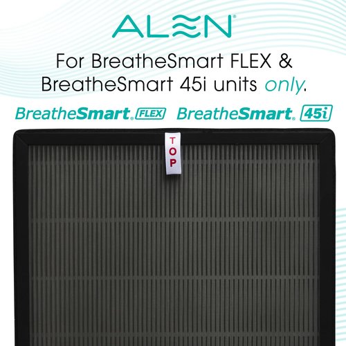 Alen 45i & Flex Replacement Air Filter, Pure Filter, B4-Pure H13 True HEPA Filter for BreatheSmart Air Purifier - Captures Dust