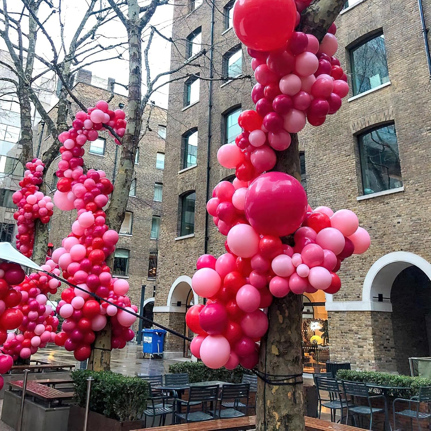 PartyWoo Hot Pink Balloons - 50pcs 12 Inch Magenta Fuchsia for Baby Shower & Birthday Decor