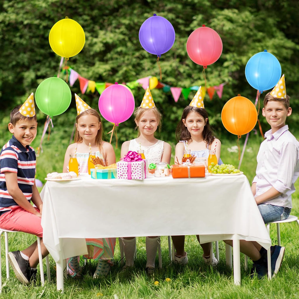 Punching Balloons - 40 Pcs Heavy Duty Neon Party Balloons for Birthday Decor & Outdoor Games