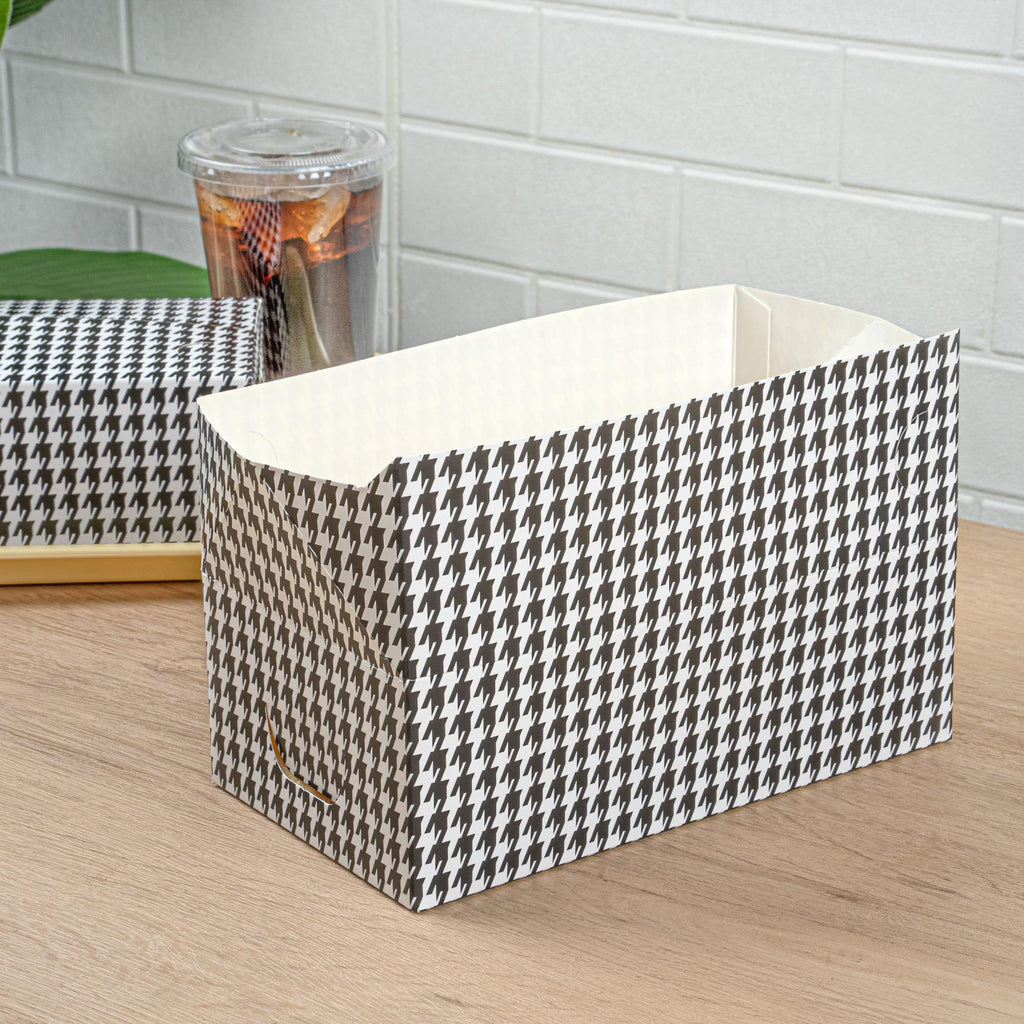 Restaurantware Paper Takeout Box 100 Count 71 Ounce Greaseproof Freezer-Safe Container Spill-Resistant Large Meal Packaging Black
