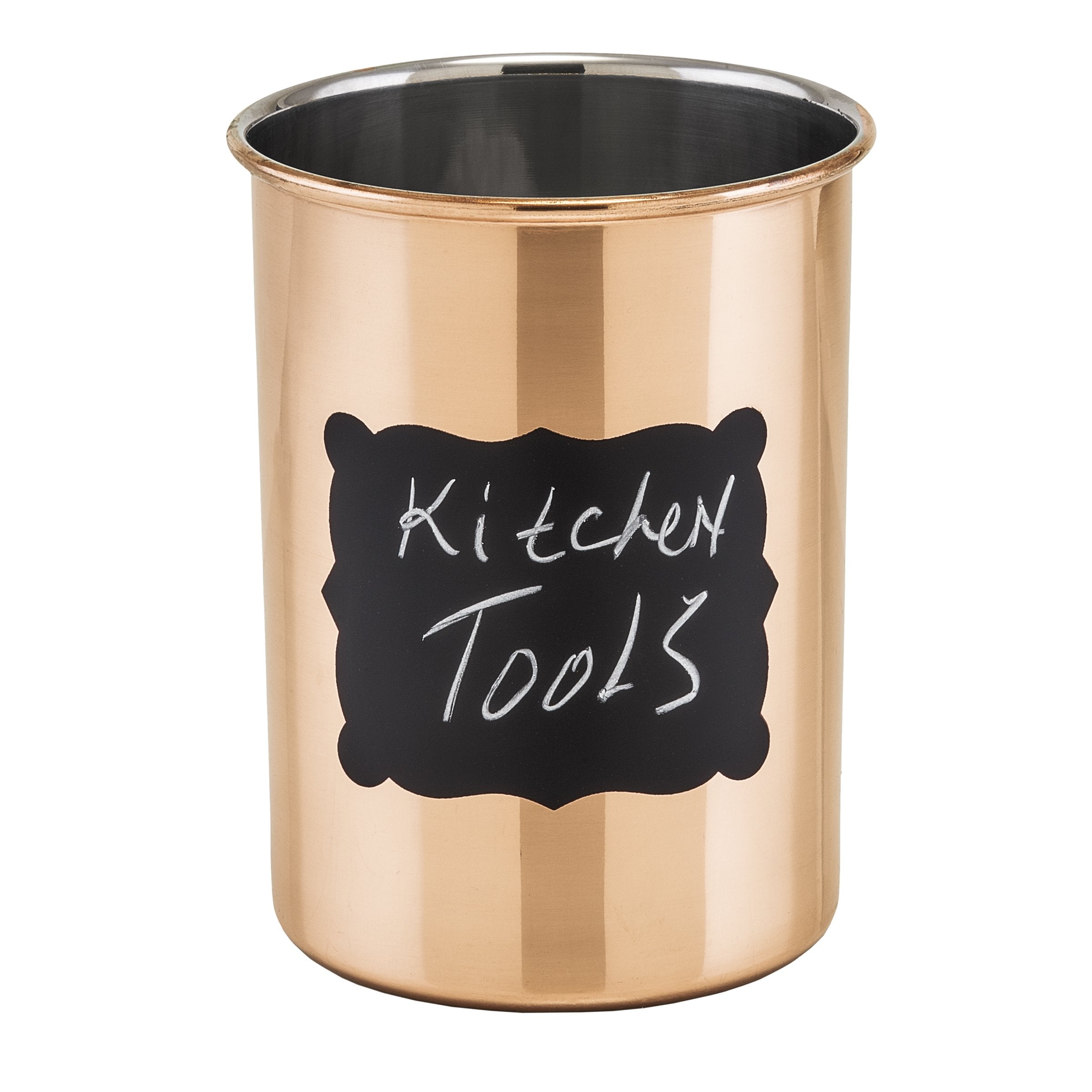 Old Dutch Decor "CHALKBOARD" Tool Caddy, Copper