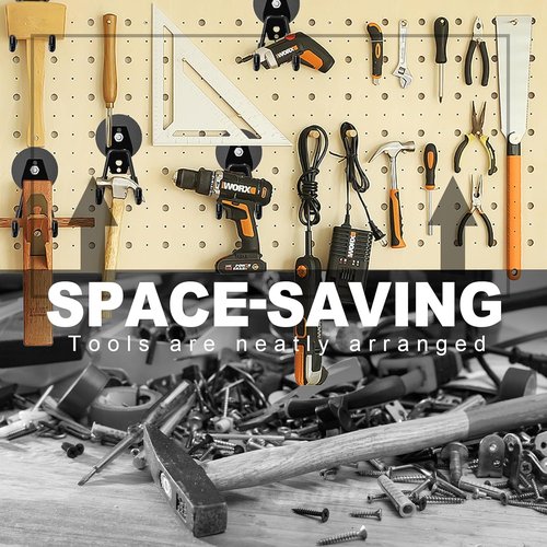 Heavy-Duty Magnetic Garage Hooks by [Brand Name] - Strong Tool & Utility Holders with Anti-Scratch Coating | Perfect for Garage & Workshop Storage