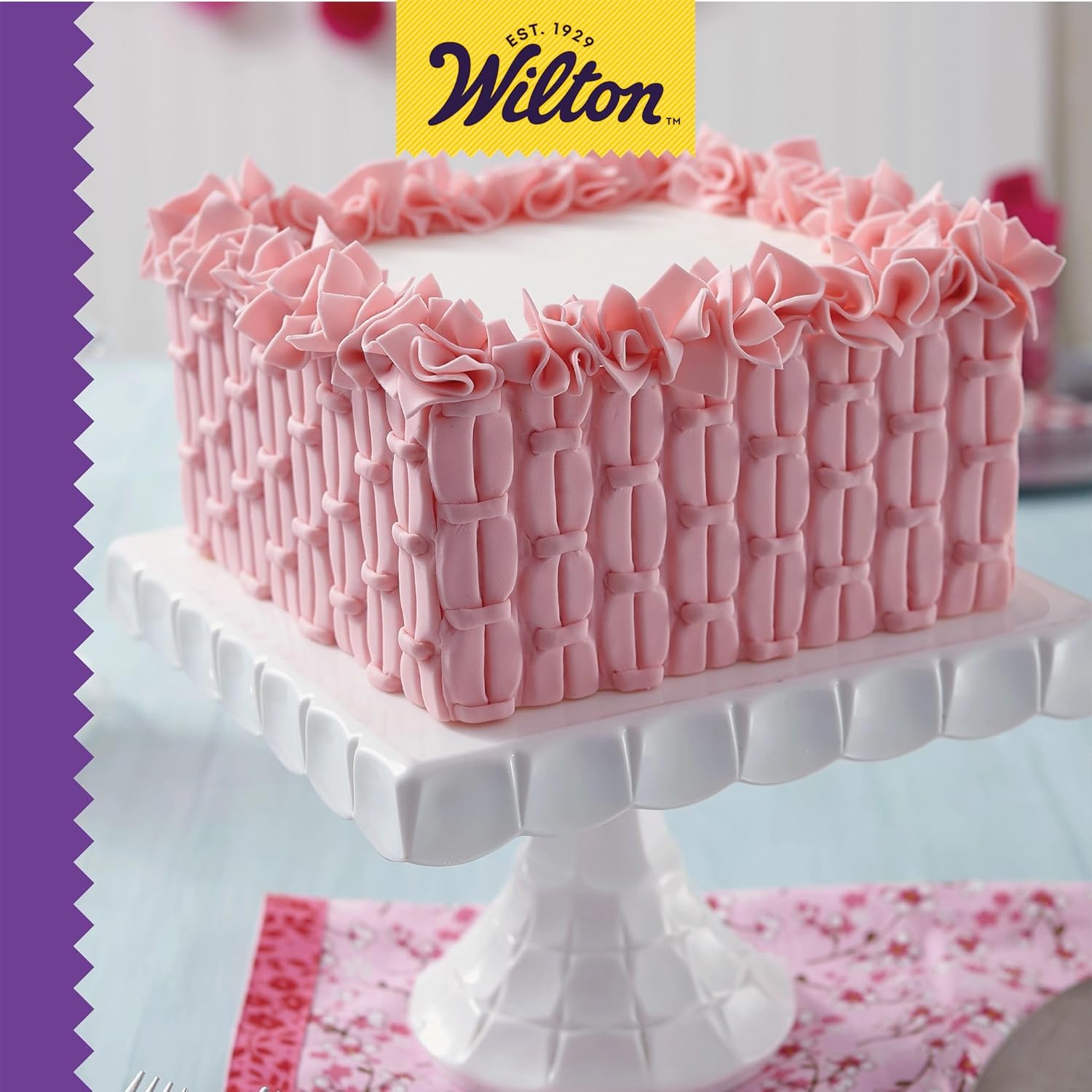 Wilton Square Cake Pan - 8 x 8 Inch Aluminum Bakeware for Even Heating | PFAS-Free Design