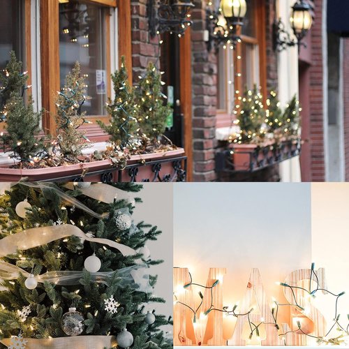 Christmas Lights - 150 Count Mini String Lights | 29 FT Green Wire Fairy Lights for Indoor & Outdoor Decor