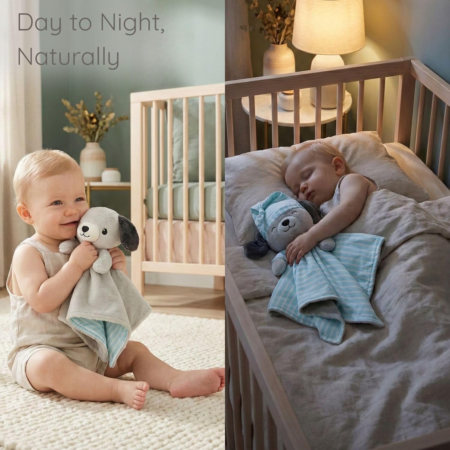 Zelkii Reversible Baby Lovey - Soft Security Blanket for Sleep & Play | Perfect for Boys & Girls