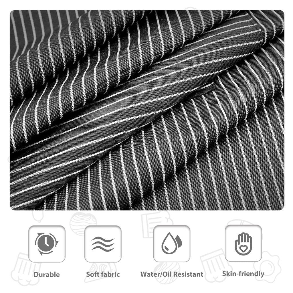 TREASO 2 Pack Aprons for Women with Pockets, Kitchen Cooking Apron for Men, Adjustable Apron Suitable for Chefs, Waiters, Baking, and Nail Technicians