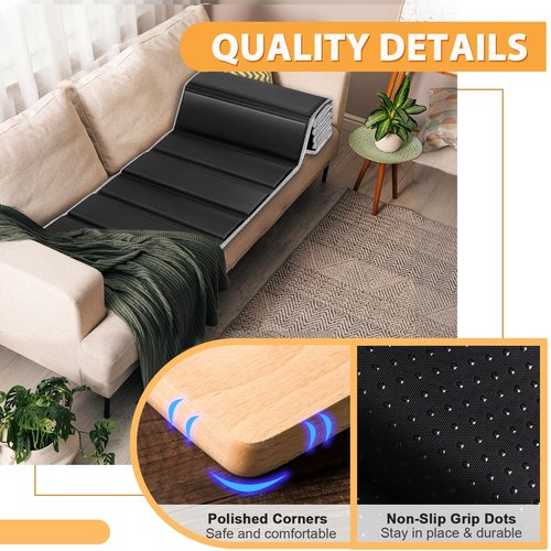 LAVEVE Heavy Duty Couch Cushion Support Board for Sagging Sofa, 21.5''x81'' Extra Thick Solid Wood Under Couch Insert with Anti-Slip Dots, Repair Sagging Spring Sofa and Replace Worn Cushions