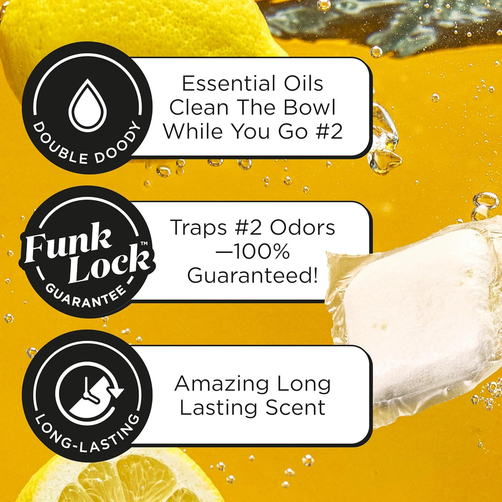 Poo-Pourri Before-You-Go Toilet Potty Pods - Original Citrus Scent, 5 Ct | Bathroom Odor Deodorizer & Cleaner