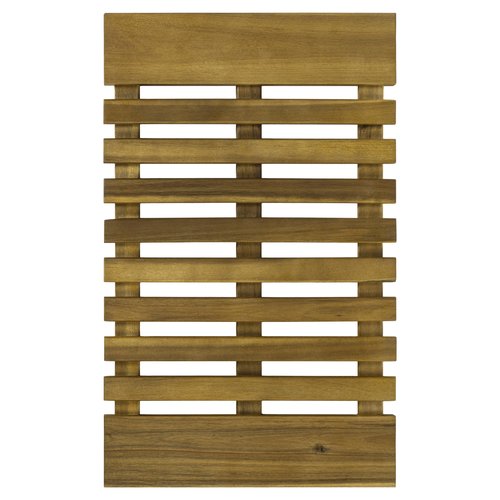 JONATHAN Y Acacia Wood Slat Indoor/Outdoor Bath Mat Natural 16"X26", Paige Modern Classic for Shower Mat for Bathroom Bathtub, Door, Spa, Sauna or Garden MAT1000A
