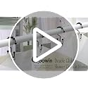 Goowin Stainless Steel Black Shower Curtain Hooks - Rust Proof & Smooth Sliding