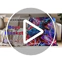 Shark Blanket for Boys & Teens - 50'' x 60'' Plush Flannel Throw