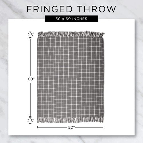 DII Chevron Throw Collection Handloomed Cotton, 50x60, Marigold