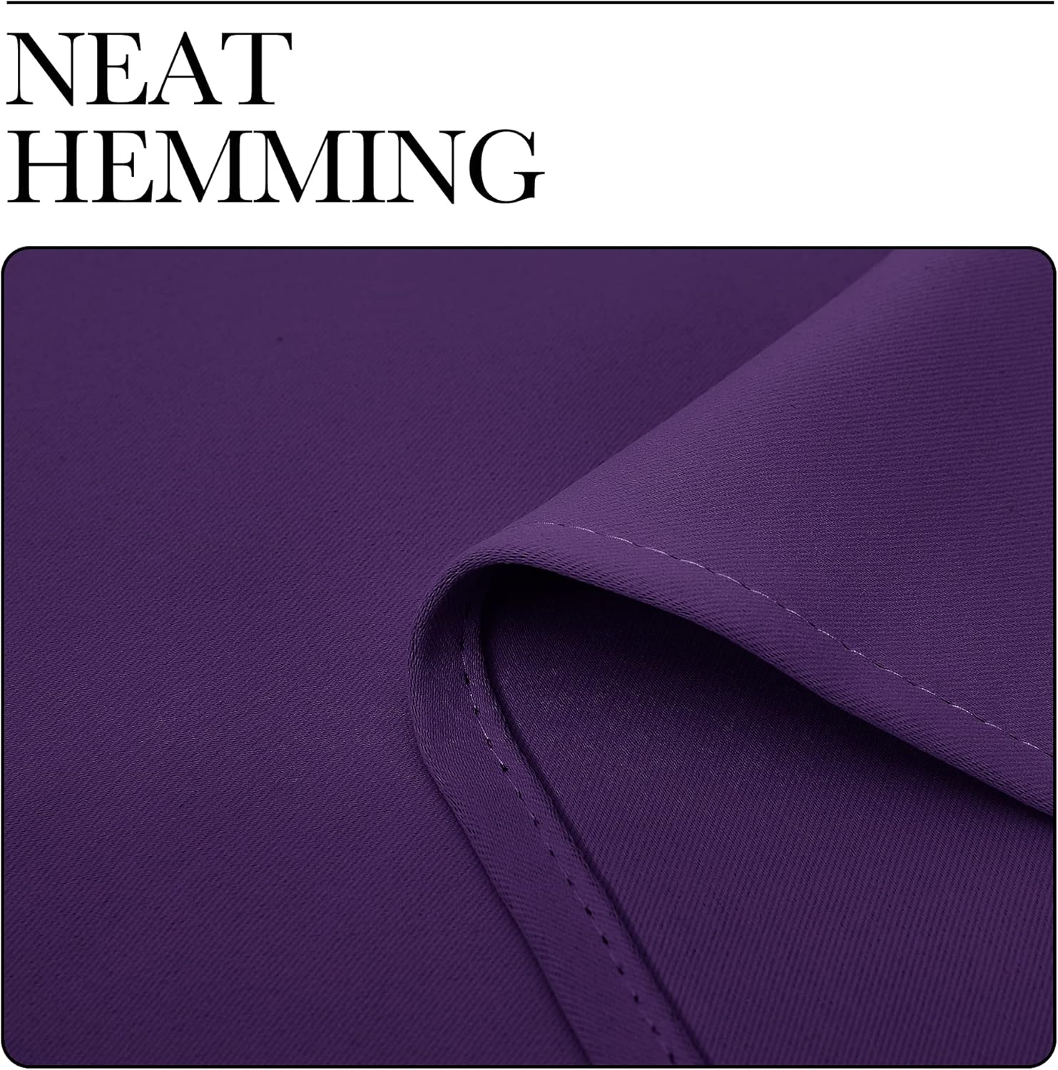 NICETOWN Royal Purple Blackout Curtains - Thermal Insulated 102" Long Drapes for Large Windows | 2 Panels, 55" Wide