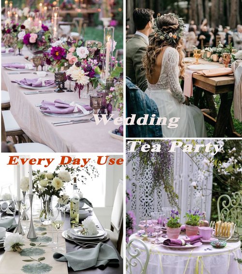 Linkslove Home Linen Napkins 8 Pack– 100% Pure Linen Cloth Napkins for Party and Festival, Flamingo Pink Linen Napkins Set of 8, 20x20 Inch, Great Gift, Machine Washable, Washed Soft Luxury