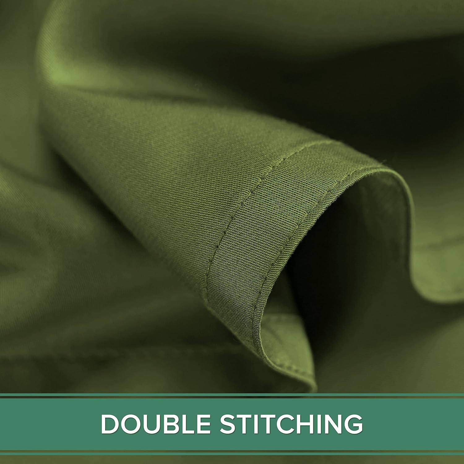 Pure Bamboo Twin Sheets - 100% Organic Viscose Bed Sheet Set | Luxuriously Soft & Cooling (Twin, Pesto)