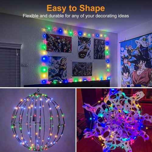 Btfarm 12 Pack Fairy Lights - Battery Operated 20 LED Twinkle String Lights | Waterproof Mini Silver Wire for Mason Jars & Wedding Decor