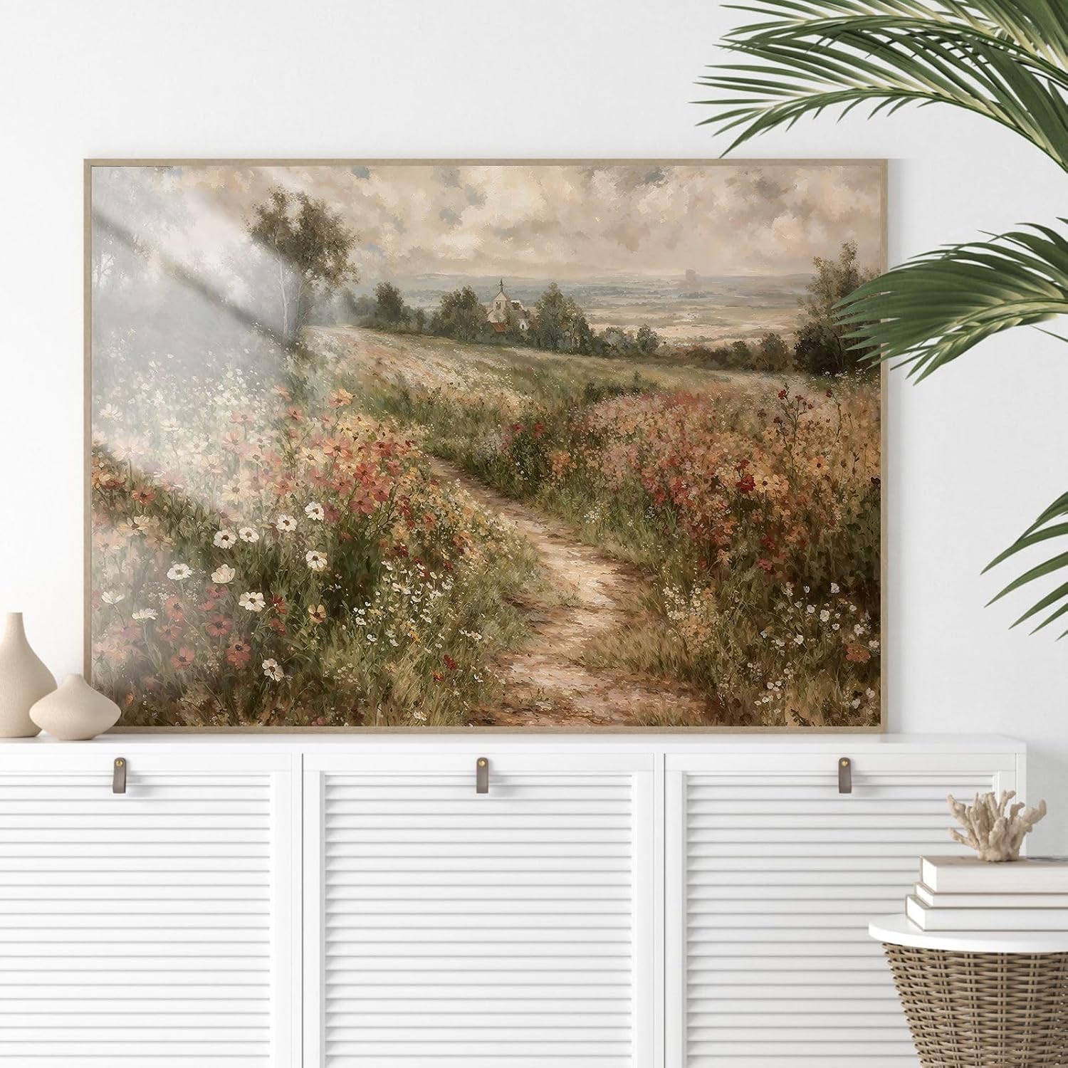 Regine Switzerland Vintage Wall Art Poster - Rustic Autumn Landscape Canvas Print | 12" x 16" Unframed