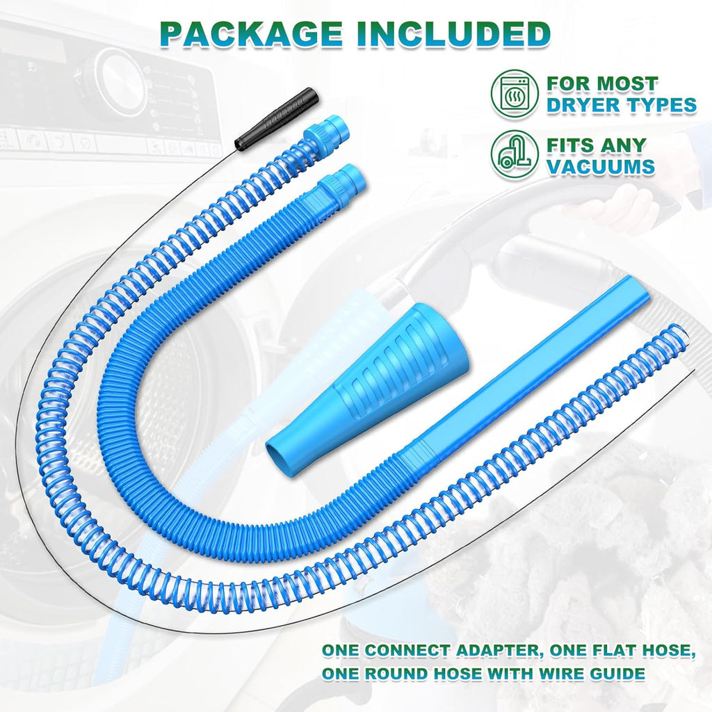 Sealegend Dryer Vent Cleaner Kit - 2-Piece Lint Vacuum Attachment for Effective Home Cleaning