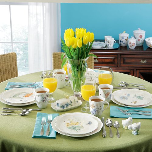 Lenox 817044 Butterfly Meadow 4-Piece Place Setting,White