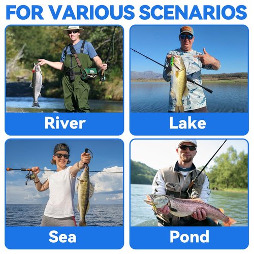 Einailvk Fishing Advent Calendar 2025 for Adult Men Teen Boys, 24 Days Fishing Tackle Accessories Kit Christmas Countdown Fishing Gifts with Fishing Lures for Dad Husband Boyfriend Fish Lovers