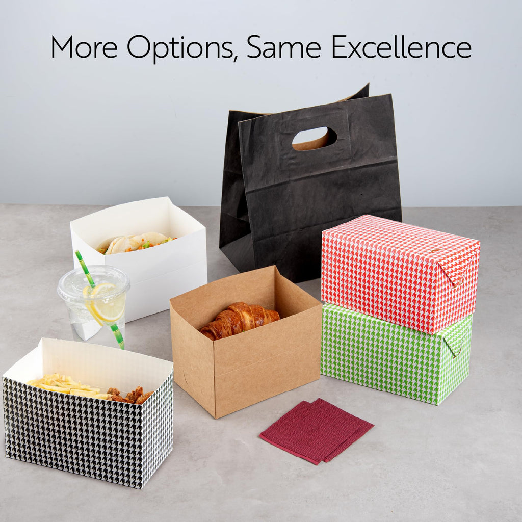 Restaurantware Paper Takeout Box 100 Count 71 Ounce Greaseproof Freezer-Safe Container Spill-Resistant Large Meal Packaging Black