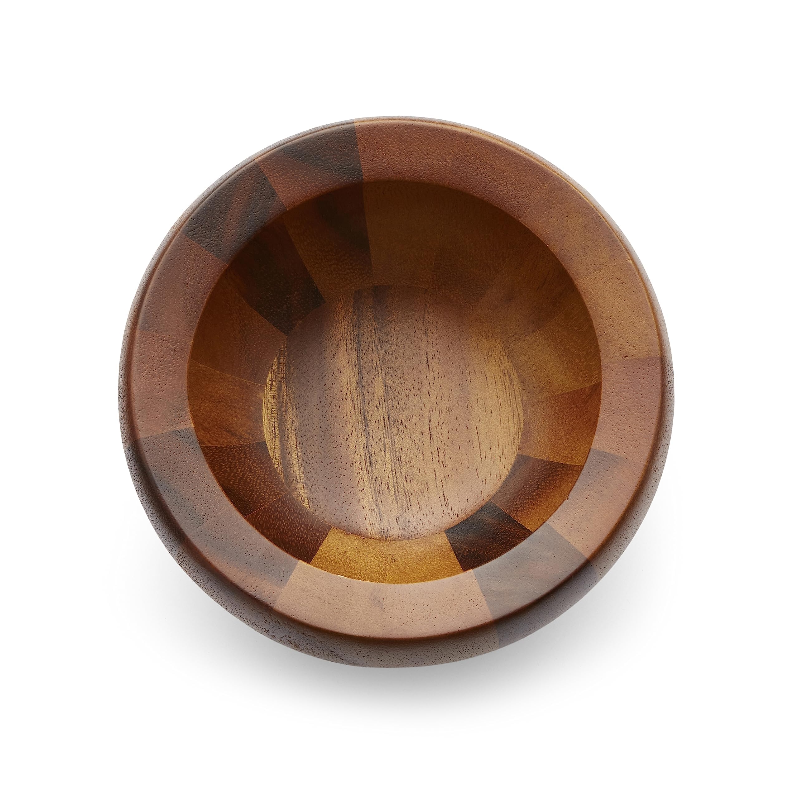 Nambe Yaro Individual Salad Bowls | Set of 4 | Serve Condiments, Dip, Sauce, Nuts, Olive, Salsa | Vegetable Prep Bowls | Made of Acacia Wood | Designed by Sean O’Hara (36-Oz)