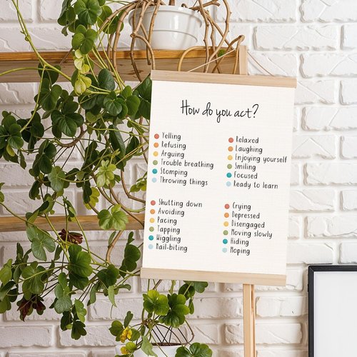 DNEULYR Mental Health Poster Frame - Stylish Wall Art for Classroom & Therapy Office | 12.5x17 Inch