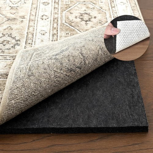 Deep Dream Rug Pad - Non-Slip 1/4" Thick Felt with Natural Rubber Backing | 2 x 8 Ft Area Rugs