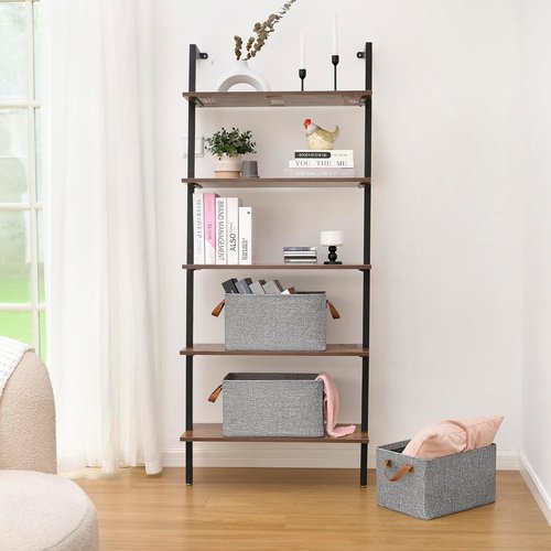 Granny Says Storage Baskets - Collapsible Closet Organizer Bins with Metal Frame | Gray, 2-Pack