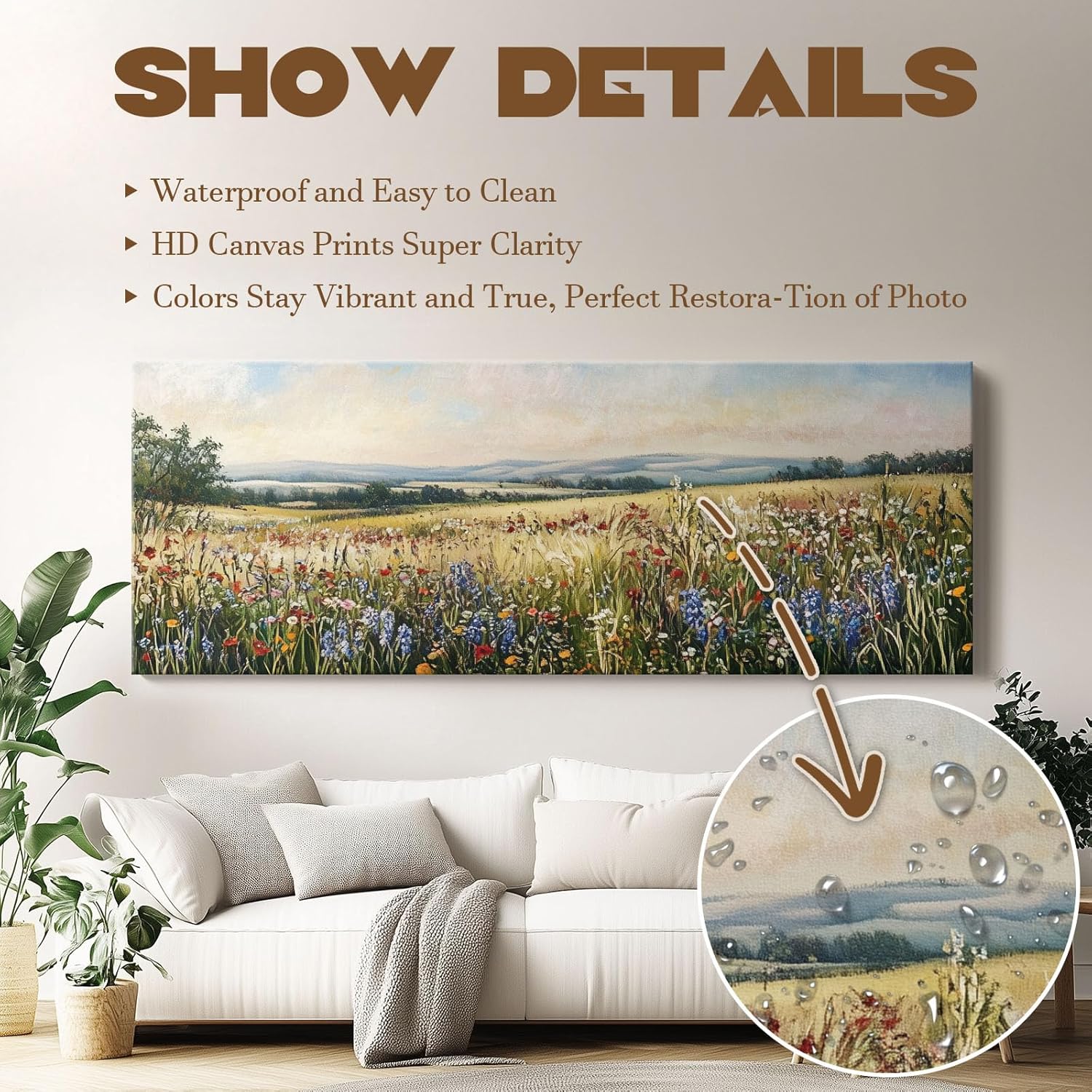VYPEROCK Large Custom Wall Canvas - 36 x 72 Inch Personalized Print | Stunning Gallery Wrapped Art for Home & Office Decor