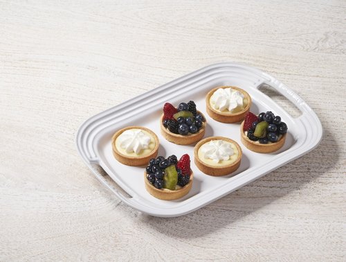 Le Creuset Stoneware Serving Platter, 14 in., White