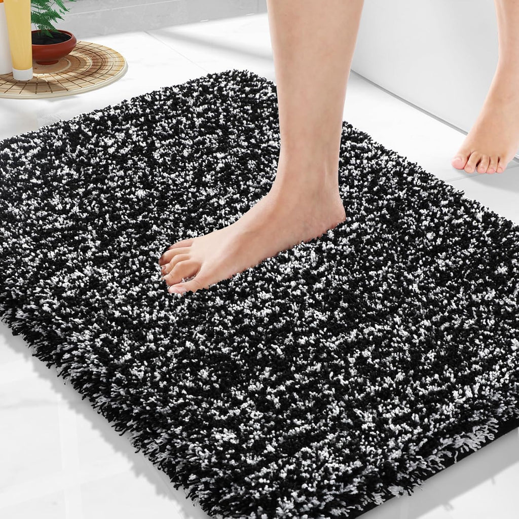 Yimobra Non-Slip Bathroom Rugs - Ultra Soft, Washable & Water Absorbent Plush Mats | 24x17 Inches