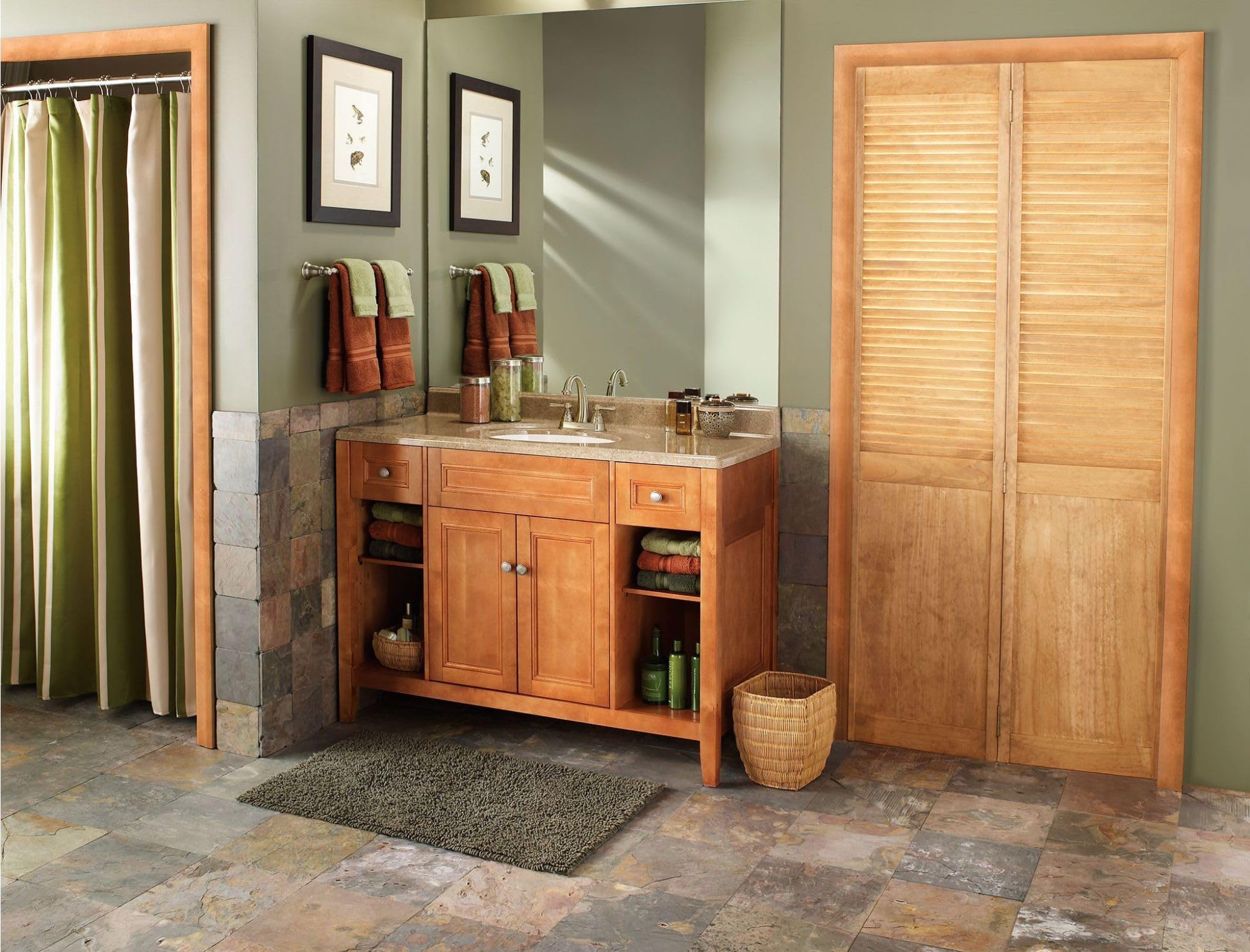Moen YB5424BN Kingsley Collection 24-Inch Bathroom Single -Towel Bar, Brushed Nickel